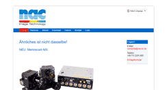 Desktop Screenshot of nacinc.de